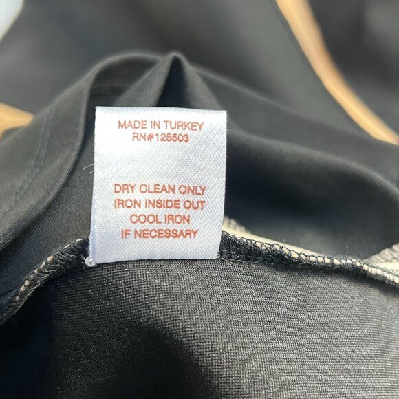 Torn By Ronny Kobo Womens Black & Tan Colorblock Sleeveless Bodycon Dress Medium - Picture 5 of 9